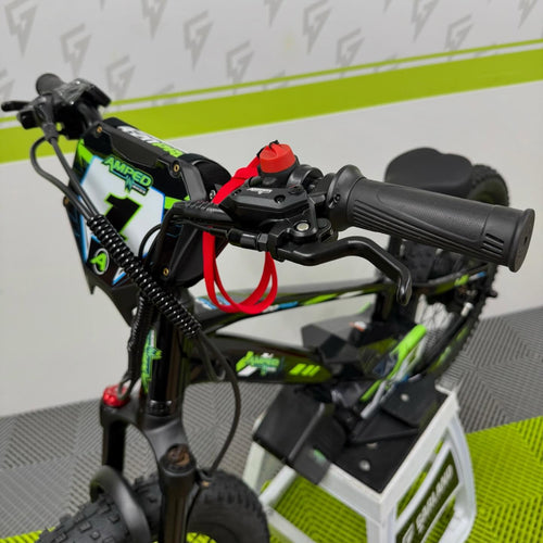 Amped A20 Pro Electric Bike + Riding Gear Bundle - Black