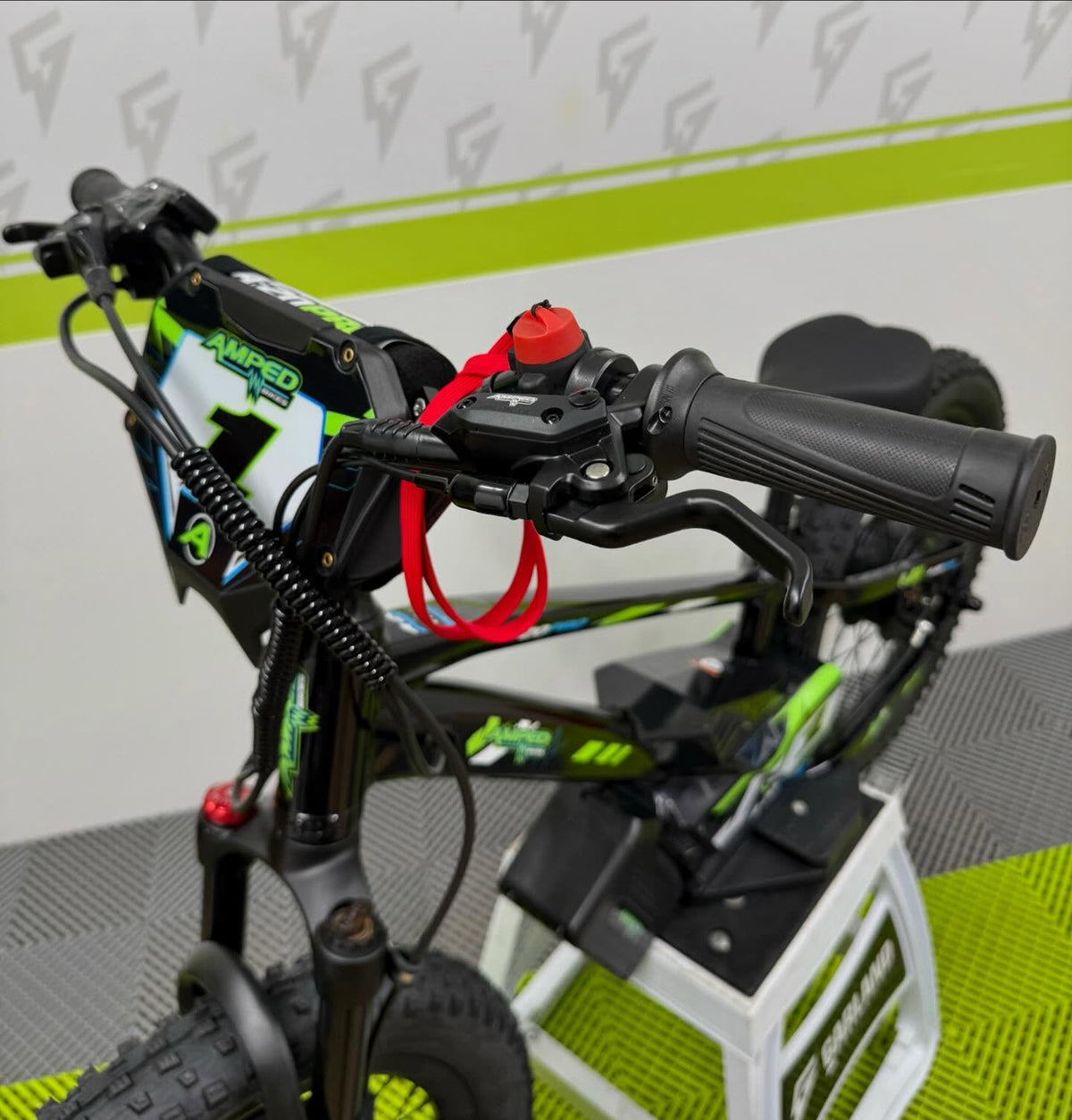 Amped A20 Pro Electric Bike + Riding Gear Bundle - Black