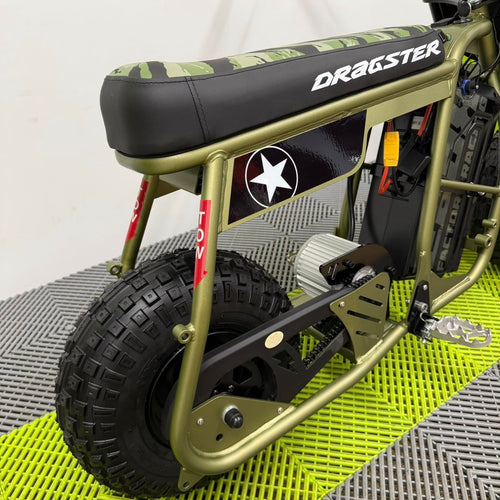 EBOX Dragster 2.0kw Electric Mini Bike - 2025 Khaki OFFROAD