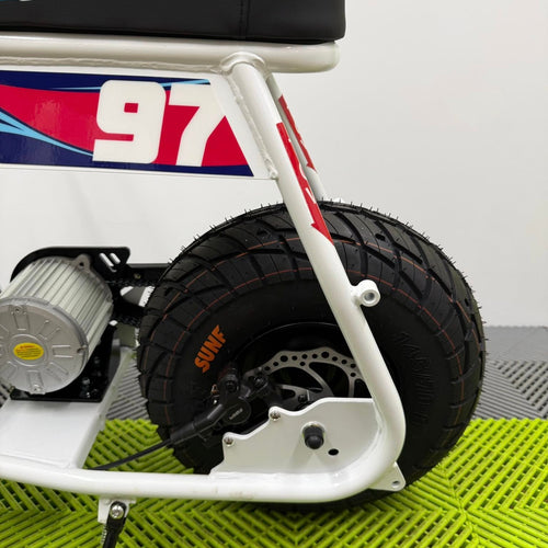 EBOX Dragster 2.0kw Electric Mini Bike - 2025 White SM