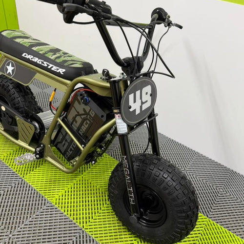 EBOX Dragster 2.0kw Electric Mini Bike - 2025 Khaki OFFROAD