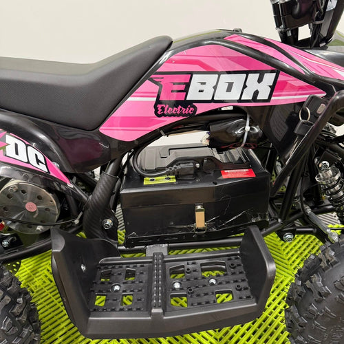 EBOX ACDC Electric Quad Bike - Pink