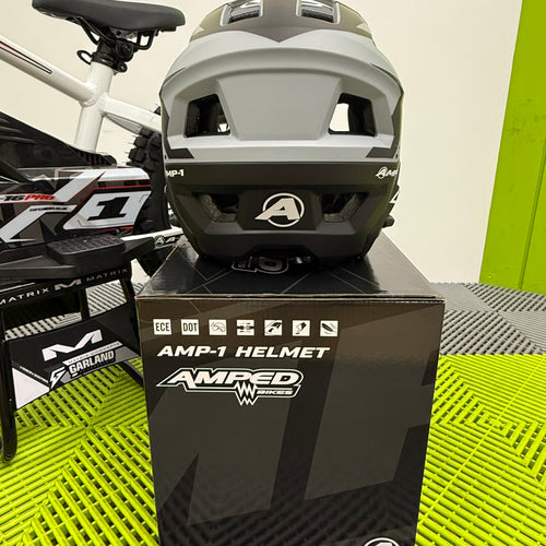 Amped AMP-1 Full Face Kids Helmet - Black