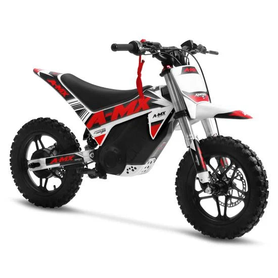 Amped A‑MX 10" Electric Dirt Bike - White