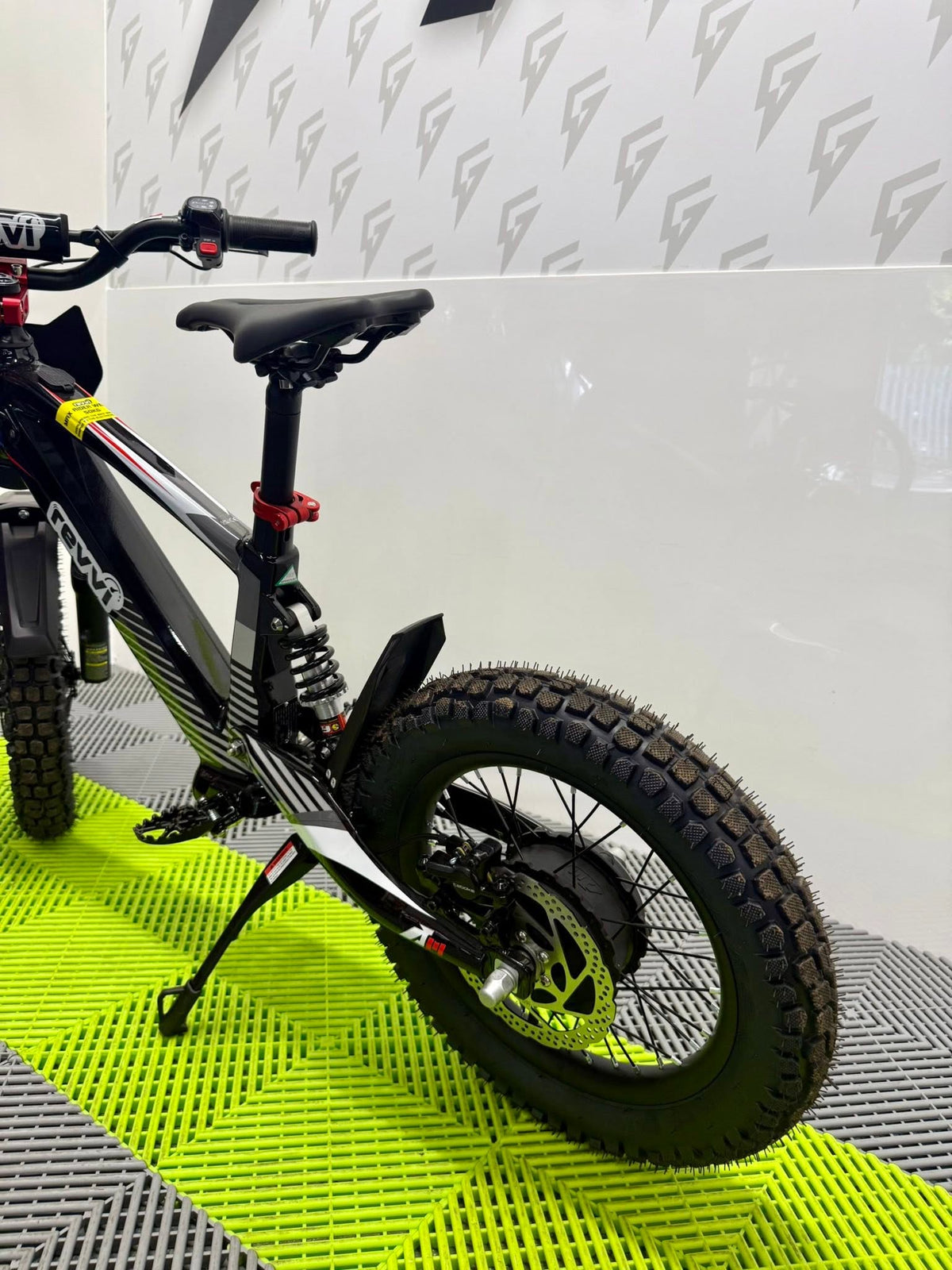 Revvi 16 XL Electric Bike + Riding Gear Bundle - Black