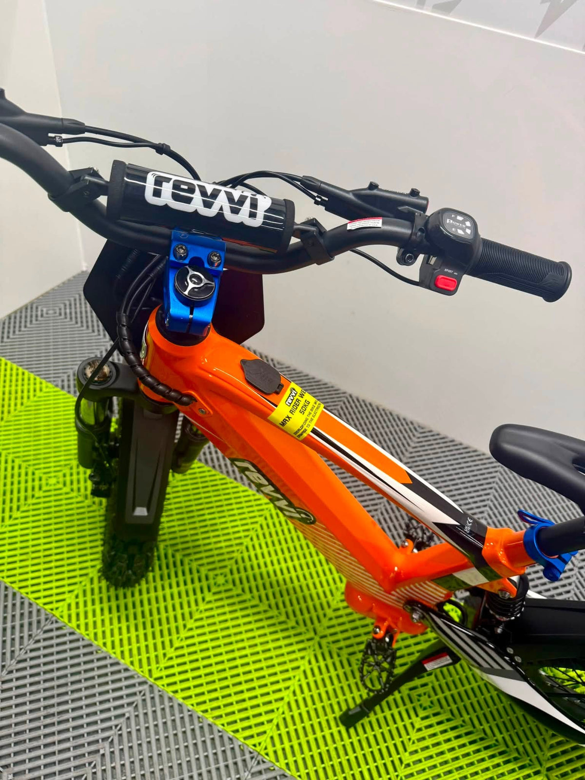 Revvi 16 XL Electric Bike + Riding Gear Bundle - Orange