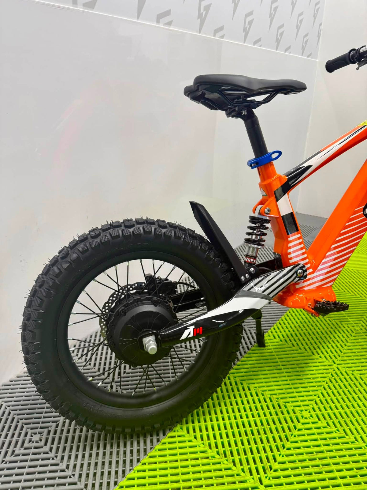 Revvi 16 XL Electric Bike + Riding Gear Bundle - Orange