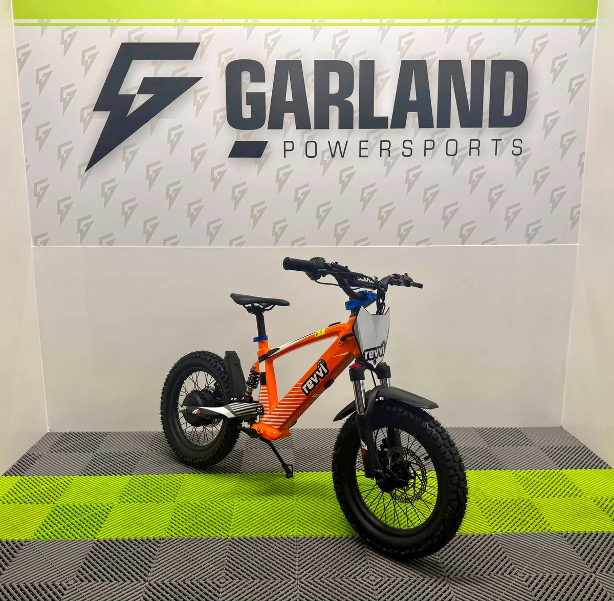 Revvi 16 XL Electric Bike + Riding Gear Bundle - Orange