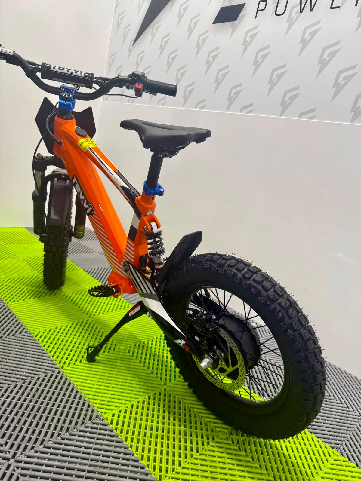 Revvi 16 XL Electric Bike + Riding Gear Bundle - Orange