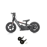Revvi 12" Electric Bike & Stabilisers Bundle - Black