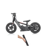 Revvi 12" Electric Bike & Spare Upgraded Battery Bundle - Black