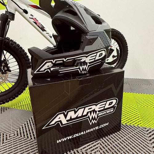Amped AMP-1 Full Face Kids Helmet - Black