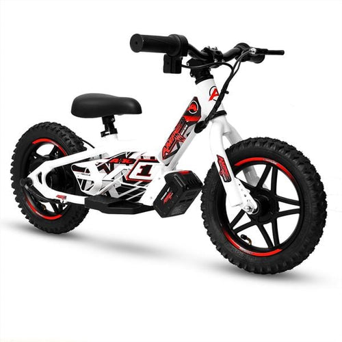 Amped A10 Electric Bike + Riding Gear Bundle - White