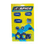 Apico Factory Anodised Bling Pack Blue Kawasaki