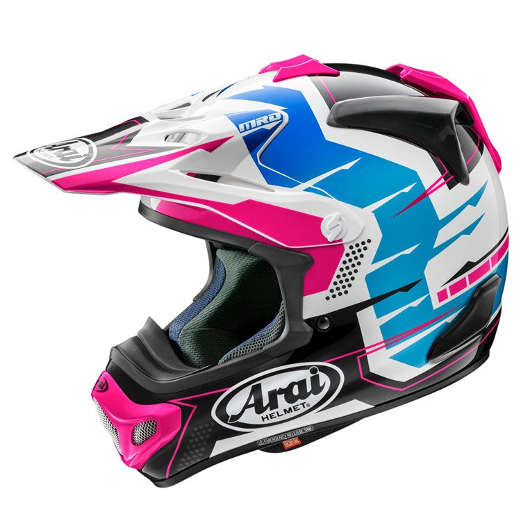 Arai MX-V Evo MX Helmet - Stingray Pink