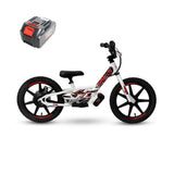 Amped A16 Electric Bike + Spare Battery Bundle - White