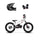 Amped A20 Pro Electric Bike + Riding Gear Bundle - White