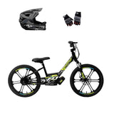 Amped A20 Electric Bike + Riding Gear Bundle - Black