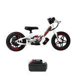 Amped A10 Electric Bike + Spare Battery Bundle - White