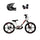 Amped A20 Electric Bike + Riding Gear Bundle - White