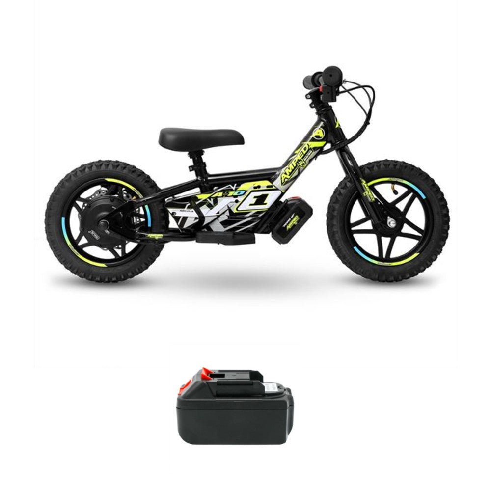 Amped A10 Electric Bike + Spare Battery Bundle - Black