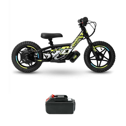 Amped A10 Electric Bike + Spare Battery Bundle - Black