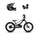 Amped A20 Pro Electric Bike + Riding Gear Bundle - Black