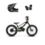 Amped A20 Pro Electric Bike + Riding Gear Bundle - Black