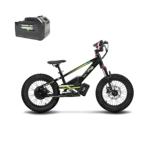 Amped A16 Pro Electric Bike + Spare Battery Bundle - Black