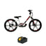 Amped A20 Electric Bike + Spare Battery Bundle - White