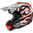 Arai MX-V EVO Flame White Motocross Helmet
