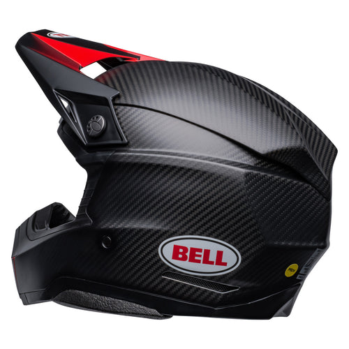 Bell Moto-10 Spherical Mips Satin Gloss Black Red Motocross Helmet