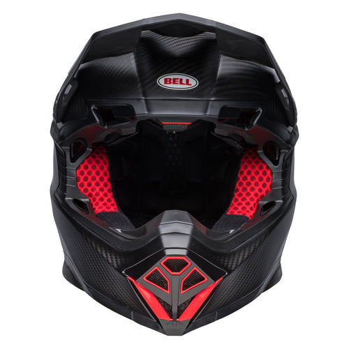 Bell Moto-10 Spherical Mips Satin Gloss Black Red Motocross Helmet