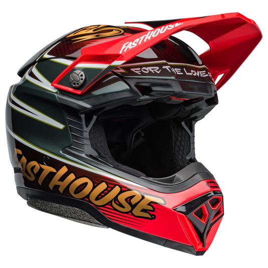 Bell 2024 Moto-10 Spherical Mips DITD 24 Red Gold Motocross Helmet