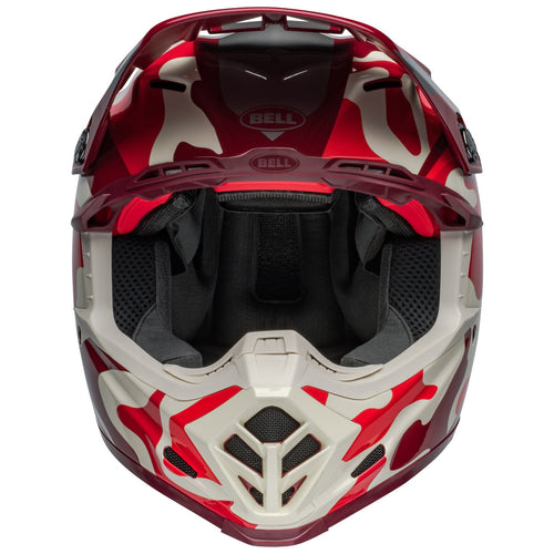 Bell 2024 Moto 9S Flex Ferrandis Merchant Red Silver Motocross Helmet