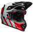 Bell 2024 Moto 9S Flex Hello Cousteau Stripes White Red Motocross Helmet