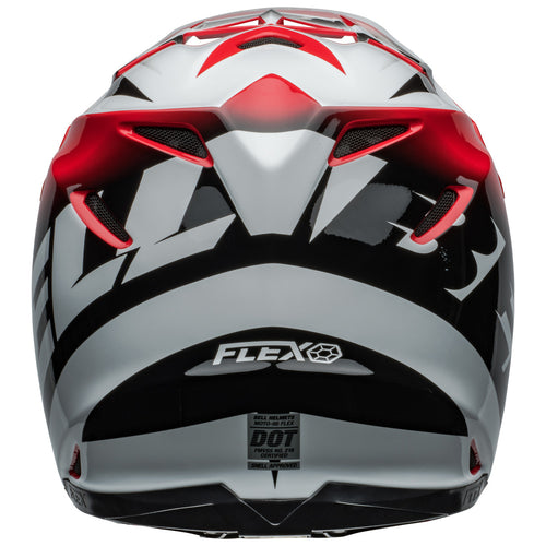 Bell 2024 Moto 9S Flex Rail Red White Motocross Helmet