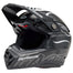 Bell 2025 Moto 10 Spherical Fasthouse Raven Matte Black White Helmet