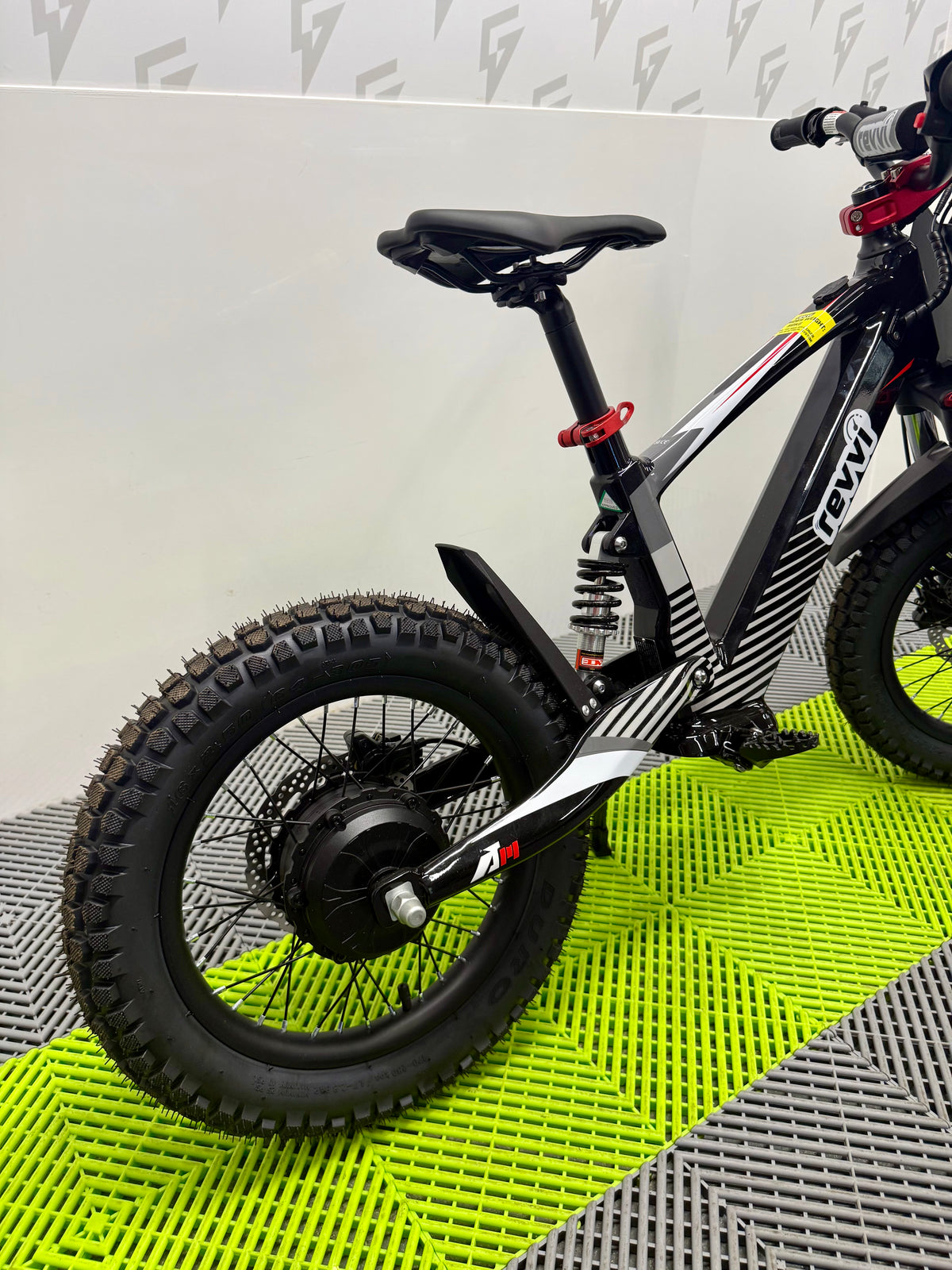 Revvi 16 XL Electric Bike + Riding Gear Bundle - Black
