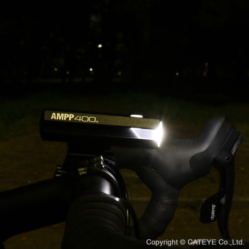 Cateye AMPP 400 USB Rechargeable Front Bike Light