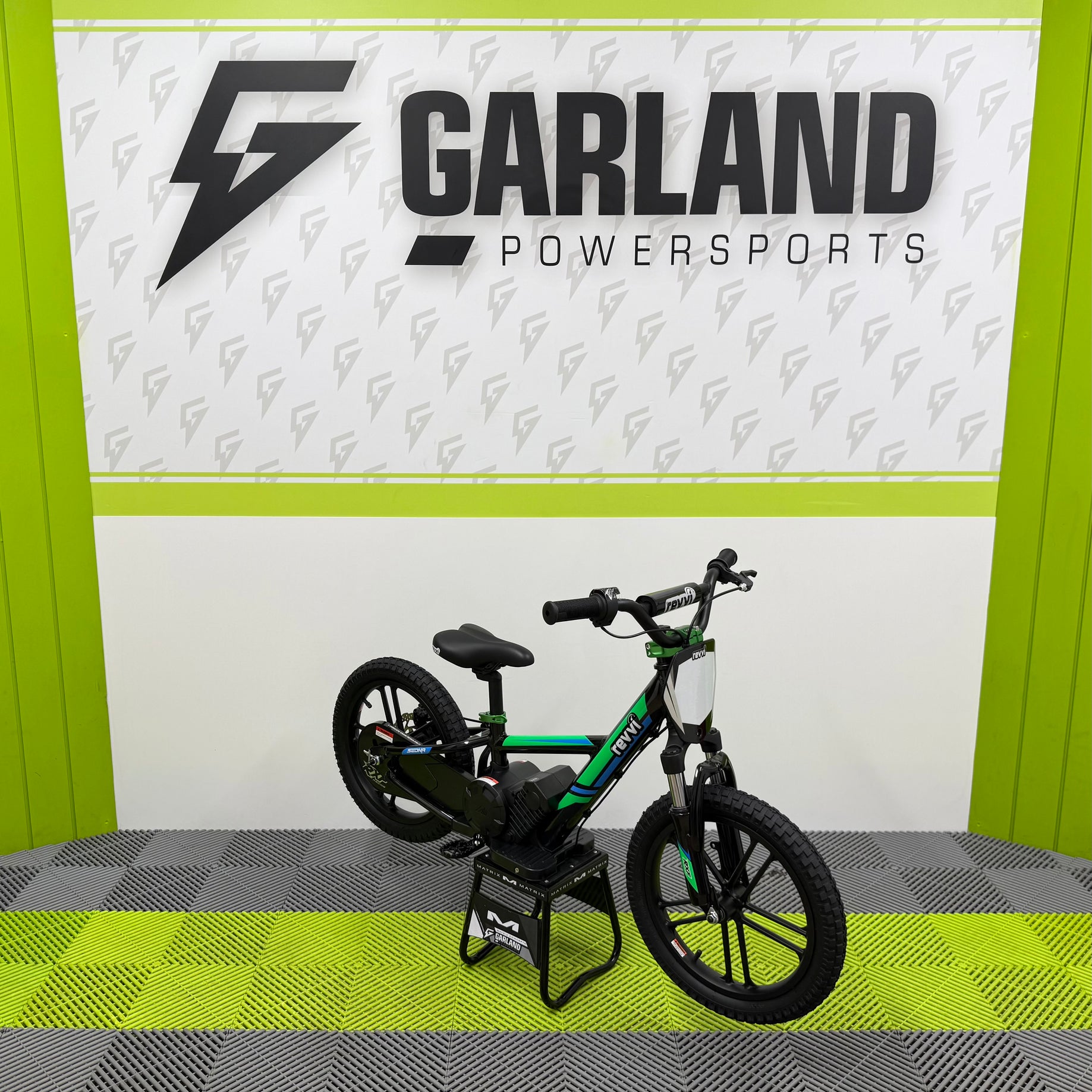 Revvi 16” Plus Electric Balance Bike - Green