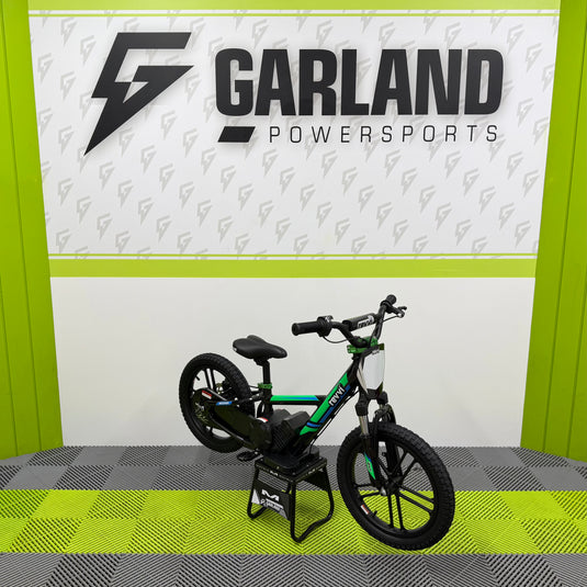 Revvi 16" Plus 250W Electric Balance Bike - Green