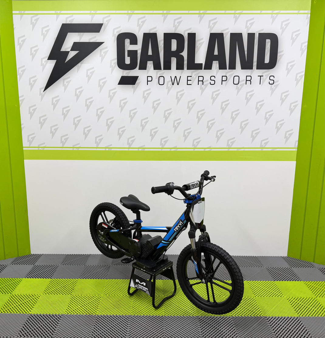 Revvi 16” Plus Electric Balance Bike - Blue