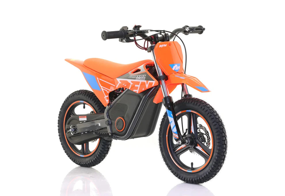 RFN Warrior SX-E500 Electric Bike - Orange Blue