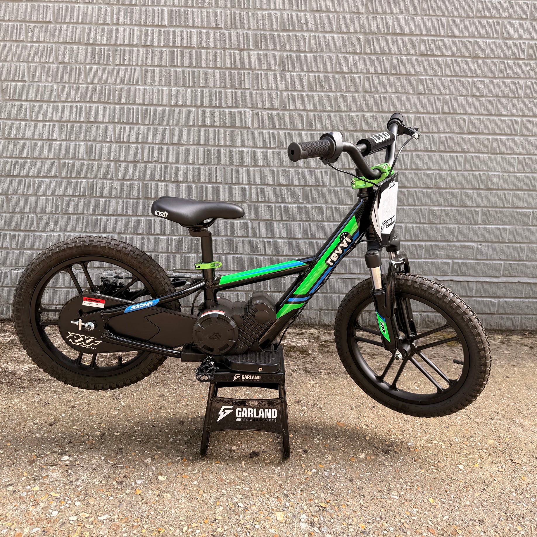 Ex Display Revvi 16” Plus Electric Balance Bike - Green