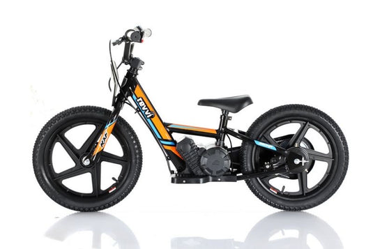Revvi 16" 250W Electric Balance Bike - Orange