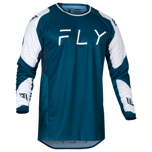 Fly Racing 2024 Evolution DST Navy White Jersey
