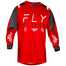 Fly Racing 2024 F-16 Red Charcoal White Jersey