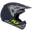 Fly Racing Youth 2024 Kinetic Menace Matte Grey Hi-Viz Motocross Helmet