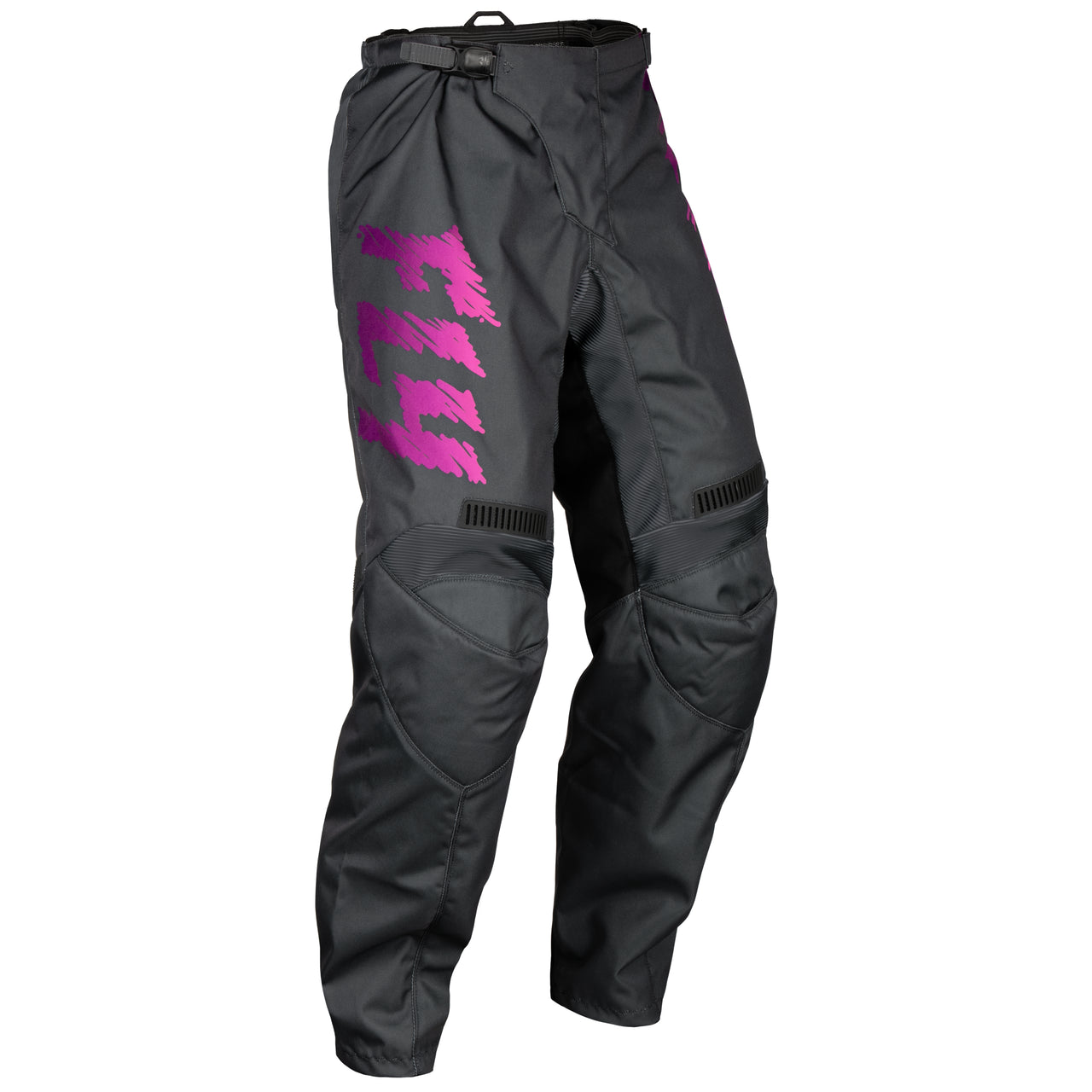 Fly Racing 2024 Youth F-16 Grey Charcoal Pink Pants